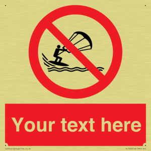 Custom No kite surfing